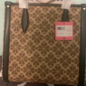 NWT Kate Spade Canvas Flower Tote Medium